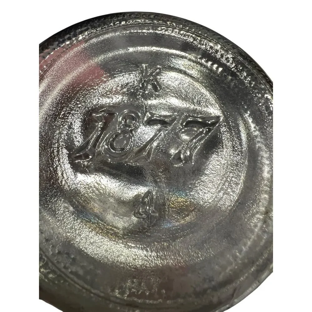 Vintage Glass Wire Closure Jar 1877 Canning With Wire Bail